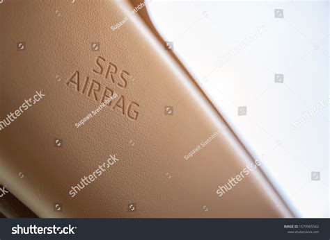 Supplemental Restraint System Srs Airbag Sign Stock Photo