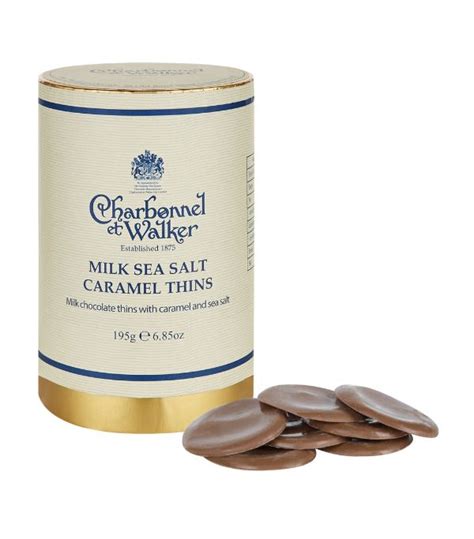 Charbonnel Et Walker Milk Sea Salt Caramel Thins 195g Harrods UK