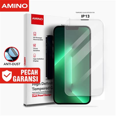 Jual Amino Anti Dust Tempered Glass Untuk Iphone Inch Screen