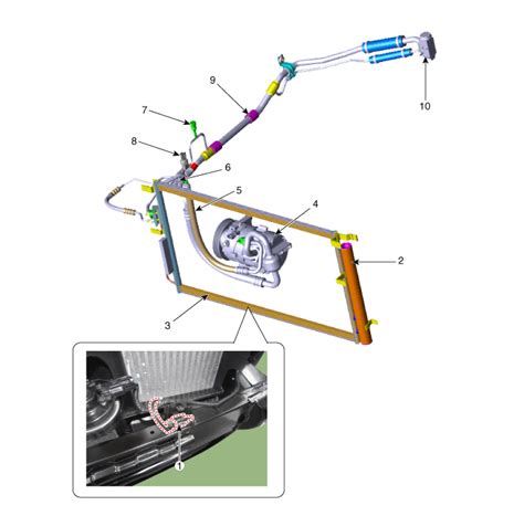 Kia Sportage Components And Components Location Air Conditioning System