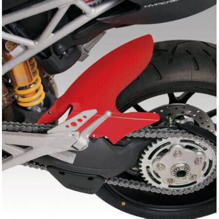 GARDE BOUE ARRIERE NOIR MAT BARRACUDA Ducati HyperMotard 796 1100