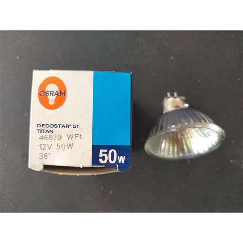 Osram DECOSTAR 51 TITAN 46870WFL 12V 50W GU5 3 Halogen Bulb Shopee