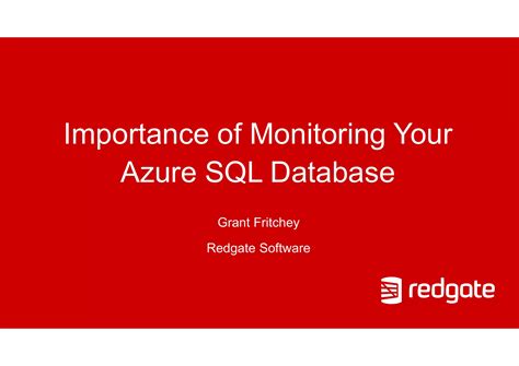 The Importance Of Monitoring Your Azure Sql Database Ppt Free Download