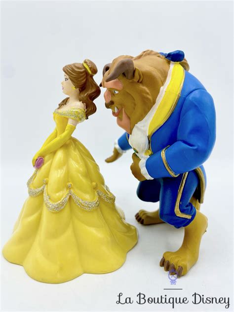 Figurines La Belle Et La B Te Disney Bullyland Couple Prince Princesse