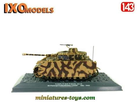 Le Char Allemand Panzer IV Ausf H En Miniature Par Ixo Models Altaya Au