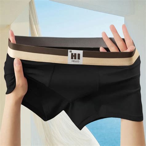 Erkek Pamuk Kore Tarz K Lot Samimi Underware Homme Boks Rler Termal Ort