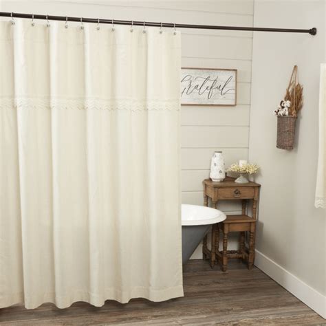 August Grove® Bernadene Cotton Blend Shower Curtain Wayfair