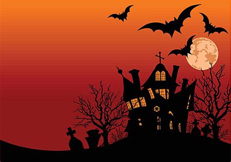 Haunted House Clipart Moon Royalty Free Vector Clipart Moon Royalty