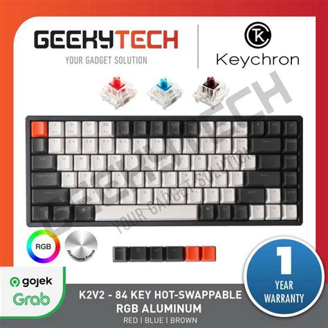 Jual Keychron K V Key Hot Swappable Rgb Backlight Aluminium Frame