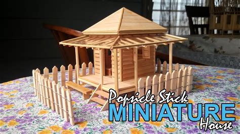 Membuat Miniatur Rumah Jepang Dengan Stik Kayu Es Krim ARTFORIA