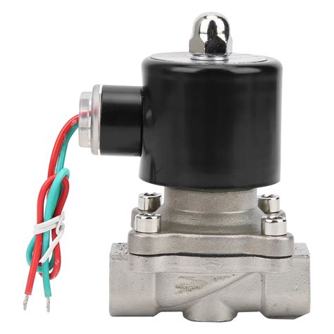 38in Solenoid Valve Direct Acting Normally Closed Stainless Steel For Water Air Oilac 220v