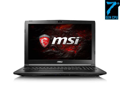 Specification GL62M 7RE | MSI Global - The Leading Brand in High-end ...