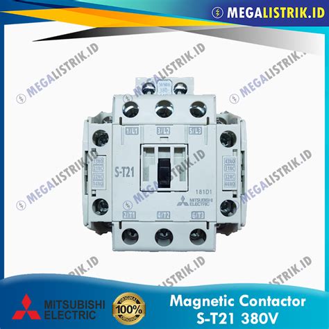 Jual MITSUBISHI KONTAKTOR S T21 380V AC MAGNETIC CONTACTOR S T 21