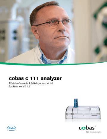 Roche Cobas C Quick Reference Guide Manualzz