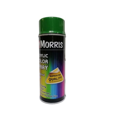 Spray Color Acrilic Verde Frunza Lucios RAL 6002 400 Ml Morris