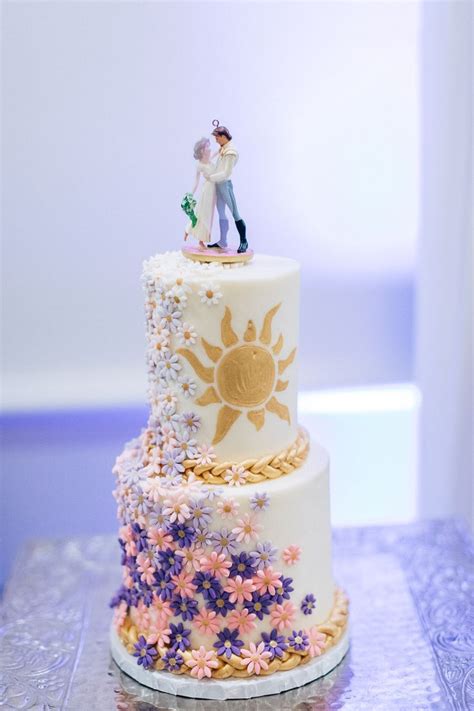 Our Wedding Cake Rapunzel Wedding Theme Tangled Wedding Rapunzel