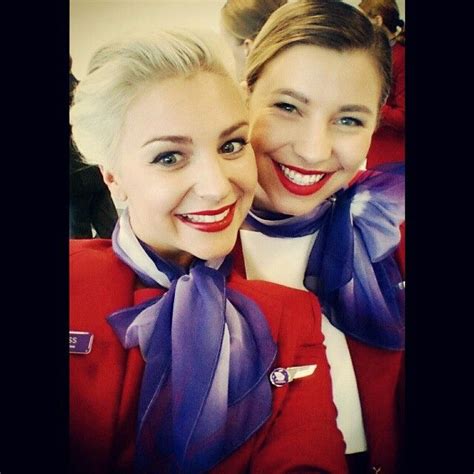 Virgin Australia Stewardess Crewfie