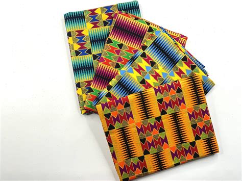 Excited To Share This Item From My Etsy Shop Metallic Kente Fabric By