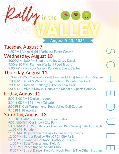 Rally in the Valley | City of Rock Valley