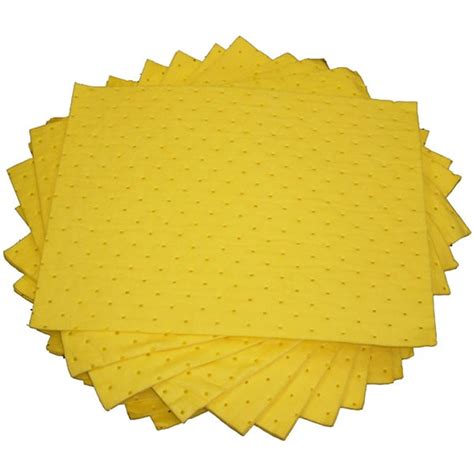 Spilltech® Chemical Absorbent Pads 400gsm Ph7 Neutralising Hazards