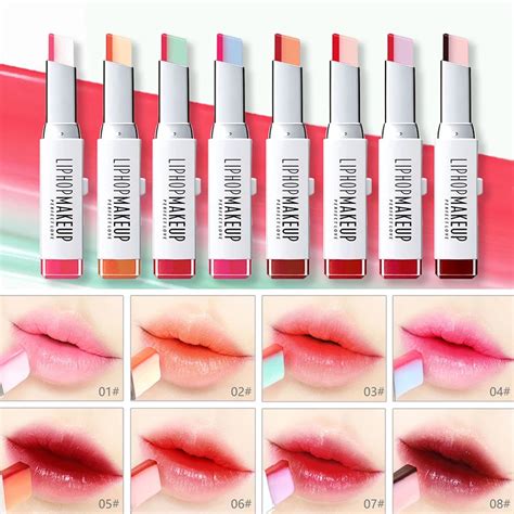 Brand Lip Gloss K Makeup 8 Color Gradient Color Korean Style Two Color