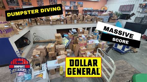 Dumpster Diving WHOLE STORE CLEANOUT Dollar General YouTube