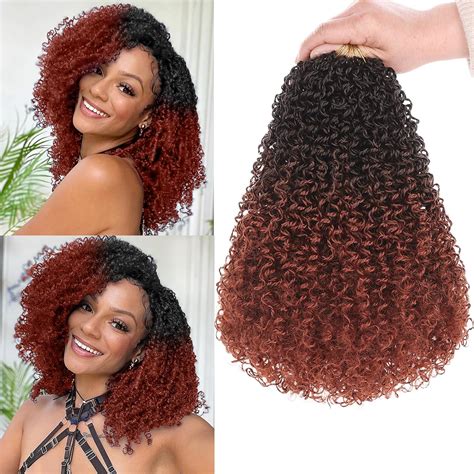 Unionbeauty Pre Looped Yanky Twists Crochet Braids Hair Inch Pcs