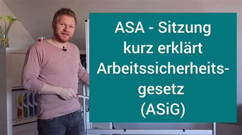 ASA Sitzung Arbeitsschutzausschuss kurz erklärt YouTube