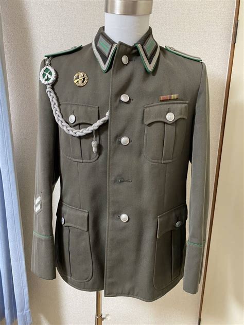 East Germany Country Army Grenztruppen Under Black Collar