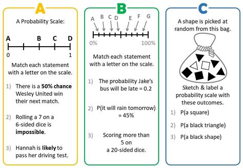 Section Geometric Probability Worksheets Library