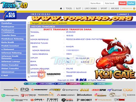 Selamat Jackpot 29000000 Juta Di Koi Gate