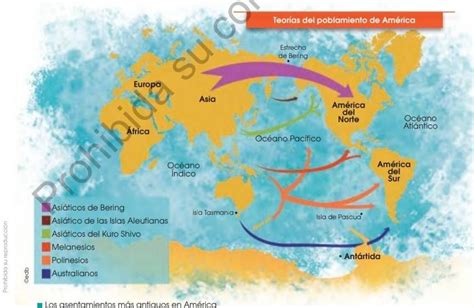 Sintético 153 Dibujo del mapa de las rutas del poblamiento de america