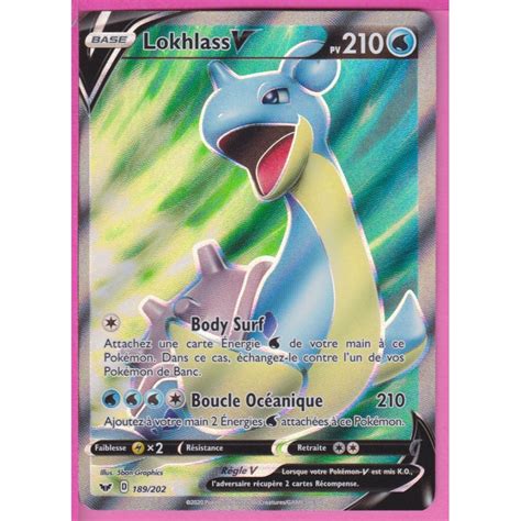 Carte Pokemon Lokhlass V Epee Et Bouclier Eb Fr