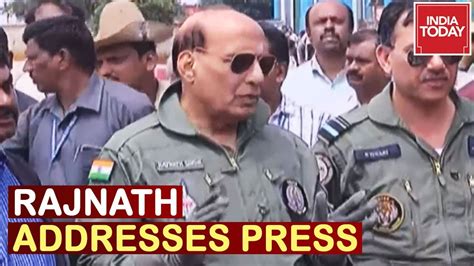 Rajnath Singh Press Conference After Min Sortie In Indigenous Flight