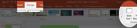 Как изменить размер в Powerpoint