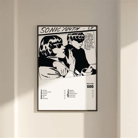 Sonic Youth Goo Album Cover Poster Wall Art Sonic Youth - Etsy