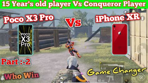 Poco X3 Pro Vs IPhone XR 1vs1 Tdm Test 15 Year S Old Player Vs