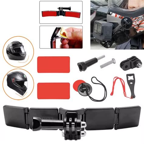 Universal Motorcycle Helmet Chin Camera Mount Holder For Gopro Hero