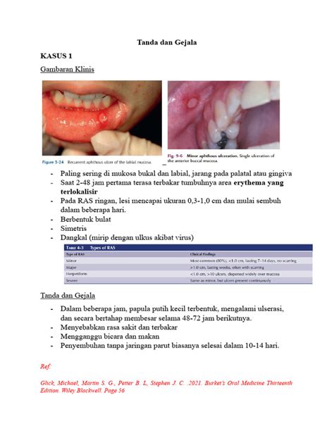 gambaran klinis tanda  gejala