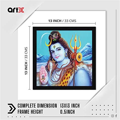 Artx Paper Mahadev Shiv Shankar Bhole Baba Wall Art Painting Photo