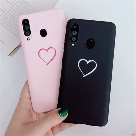 Cute Love Heart Silicone Case For Samsung Galaxy A10 A20 A30 A40 A50 A60 A70 A80 M10 M20 M30 M40