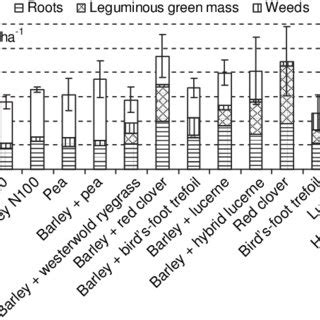 Quantities Of Dry Matter Mg Ha 1 Applied To Soil In 2004 Vertical