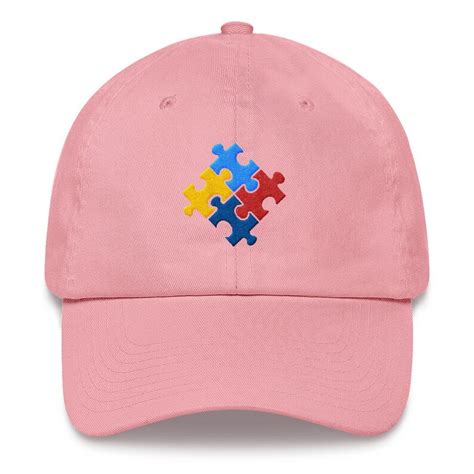 Autism Awareness Puzzle Dad Hat Embroidered Etsy