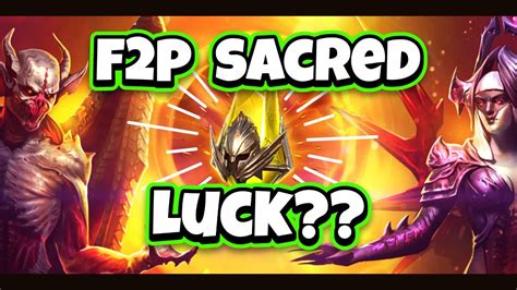 F2P Sacred Shard Time Raid Shadow Legends YouTube