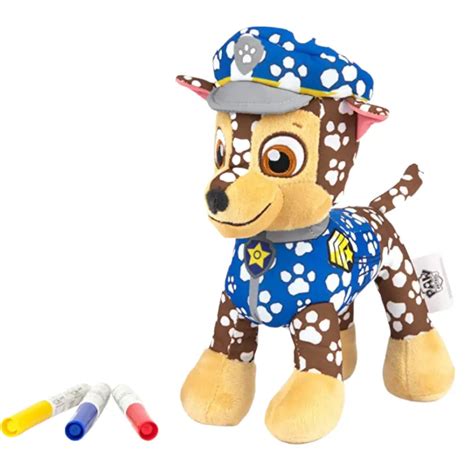 Peluche Chase Colorier Jouet Pat Patrouille