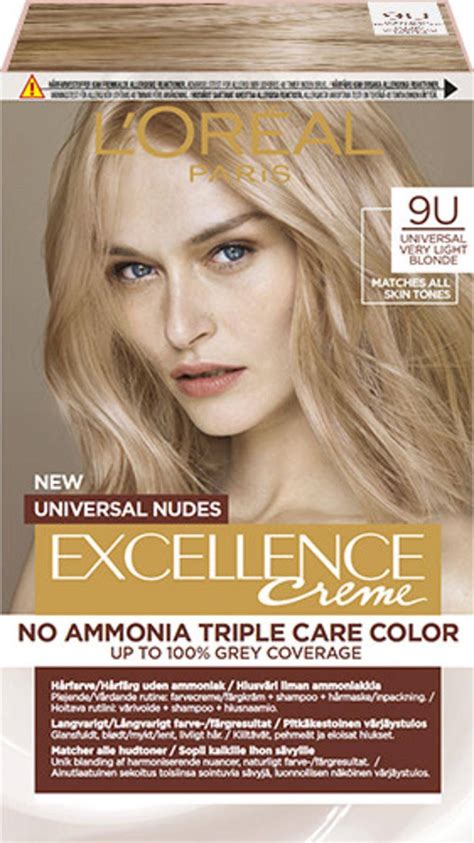 L Oréal Paris Excellence Universal Nudes Very Light Blonde 9U Pris