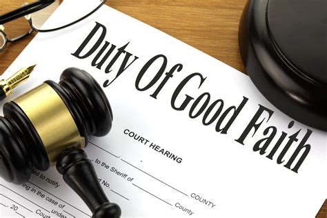 Duty Of Good Faith Free Of Charge Creative Commons Legal 1 Image