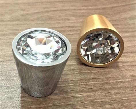 Glas Kristall Kn Pfe Gold Kommode Knob Schublade Griffe Strass Schrank