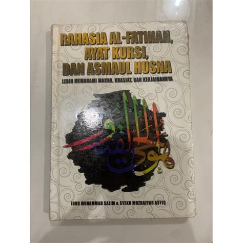 Jual Rahasia Al Fatihah Ayat Kursi Dan Asmaul Husna Shopee Indonesia