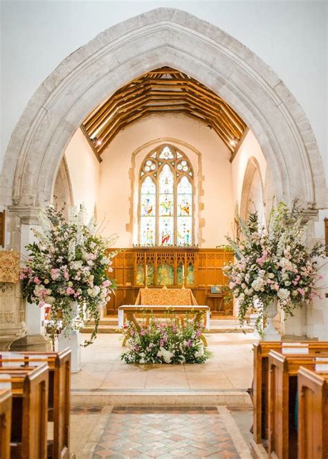 A Soft Pink Spring Wedding At Hedsor House Church Wedding Flowers